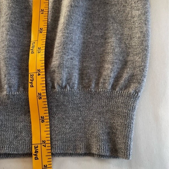Express Mens Merino‎ Wool Sweater Grey Size XL - Picture 10 of 10